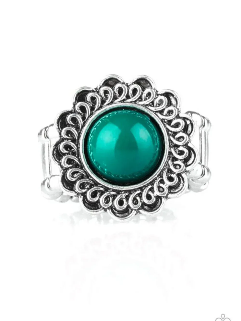 Paparazzi Jewelry Accessories - Garden Stroll - Green Ring - Vintage